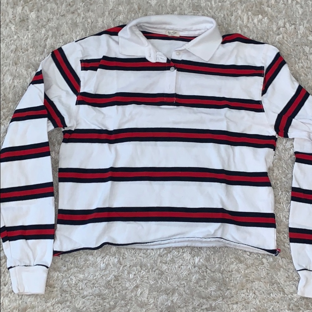 Brandy Melville Collared Long Sleeve